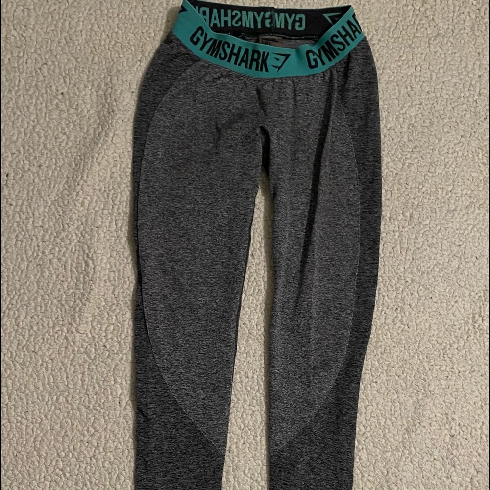medium gym shark leggings dark grey